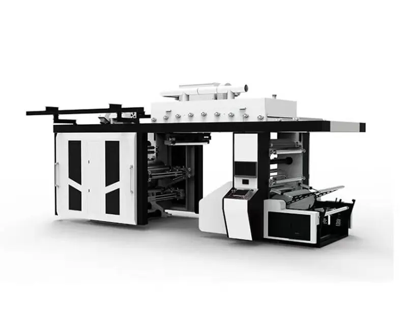 4 kleuren centrale indruk flexografische pers