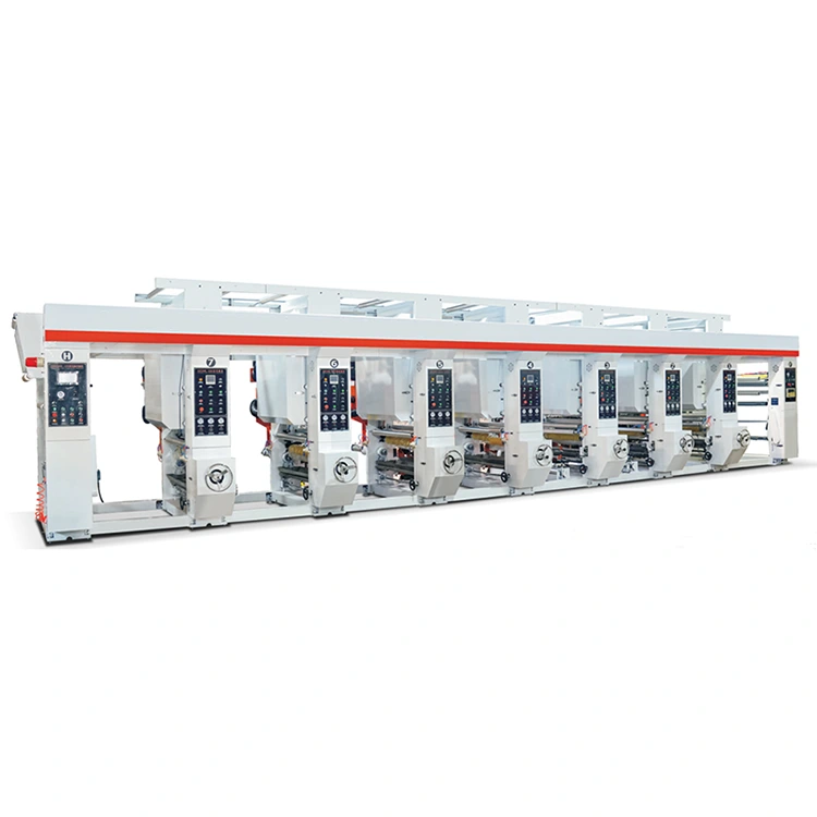 7 kleuren diepdrukinktdrukmachine