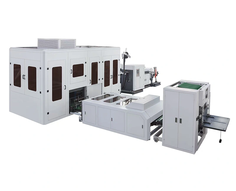 Ultrasone niet-geweven D-Cut en Box Type Bag Making Machine